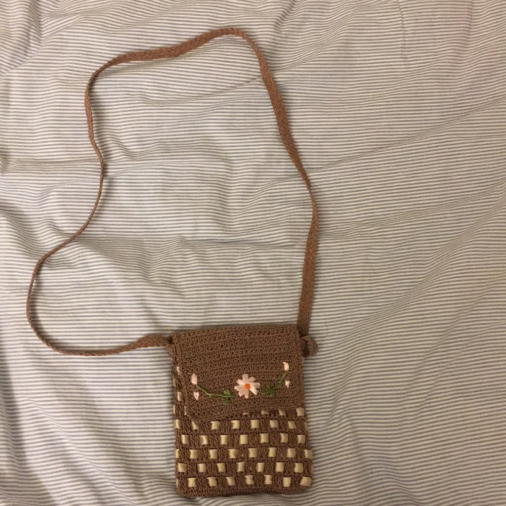 Summer knit hippie crossbody